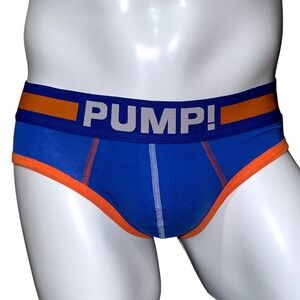 PUMP! Cotton Briefs Blue/Orange Size XL (32-34) H69 NWT‎